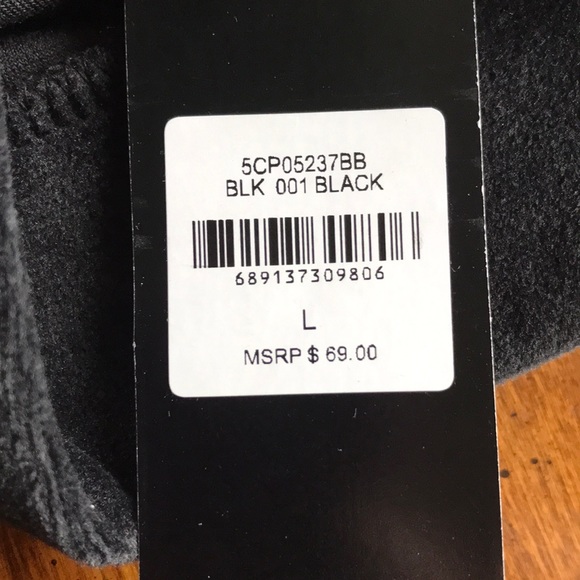 SOLD - NWT Bebe Sport Black Velour Jogger - Large - Picture 4 of 14